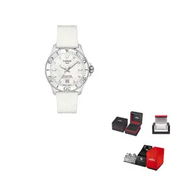Tissot Часы Starfish Collection Quartz Movement Women's Watch White Dial Silicone Strap, White Dial t120.210.17.116.00 | white dial
