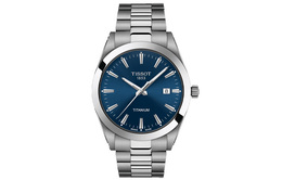Tissot Часы Windy Collection Men's Watch Watch Quartz Movement 40mm Blue Dial Titanium Watch Case Titanium Strap, Blue Dial t127.410.44.041.00 | blue dial