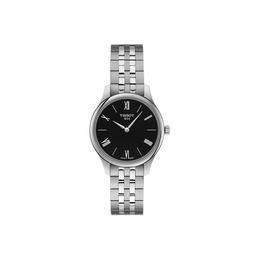 Tissot Часы Women's Junya Collection Watch, Black Dial Silver Steel Band t063.209.11.058.00 | black dial silver steel band
