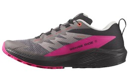 Кроссовки Salomon Sense Ride 5 'Plum Kitten Pink Glow', серый/розовый 473854 | gray/pink