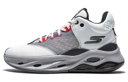 Баскетбольные кроссовки мужские среднего размера белые/серые Skechers 253000-wgrd | white/gray