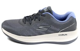 Кроссовки женские с низким верхом серые/синие Skechers 129106-ccbl | gray/blue