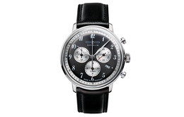 Zeppelin Часы Men's Hindenburg Collection Watch, Black Dial 7086-2 | black dial