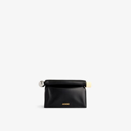 Клатч la pochette rond carre Jacquemus, черный r04253862 | black