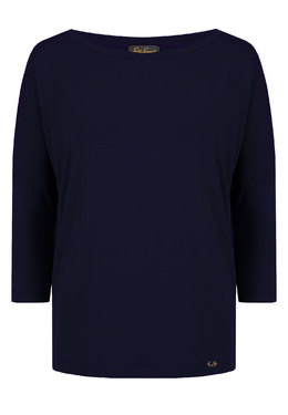 LUISA SPAGNOLI: Синяя футболка 