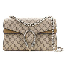Сумка [dionysus] small gg shoulder bag beige/ebony Gucci, бежевый 400249-khnrn-8642 | cream/brown
