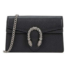 Сумка dionysus mini-sized single-shoulder bag black Gucci, черный 476432-caogn-8176 | black