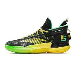 Кроссовки Anta KT9 'Kevin Looney' PE, черный/желтый 112341101-3 | black / durian yellow / cool green