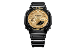 Casio Часы Unisex Liquid Crystal/Analog Dual Display Series Silver Watch, [Gold]GA-2100GB-1APR ga-2100金银系列 | [gold]ga-2100gb-1apr