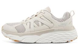 Кроссовки для бега Max Cushioning женские с низким верхом белого цвета Skechers 128137-nat