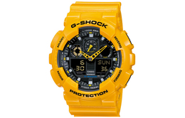 Casio Часы Women's Liquid Crystal/Analog Dual Display Series Black Watch ga-100a-9a