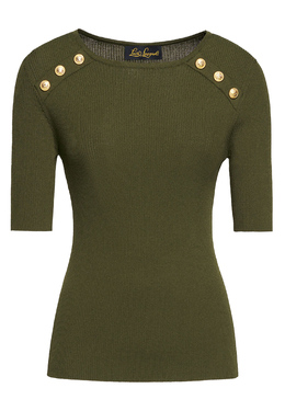 LUISA SPAGNOLI: Зелёная футболка 