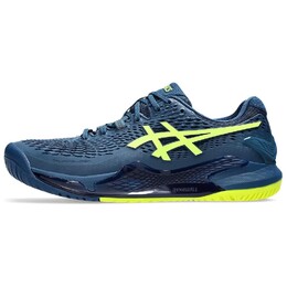 Кроссовки Asics Gel-Resolution 9 Tennis Shoes Men Low-top Blue/Yellow, синий/желтый 1041a330-404 | blue/yellow