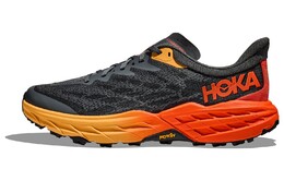 Кроссовки Speedgoat 5 мужские низкие Castle серые/огненно-красные Hoka One One 1123159-cflm