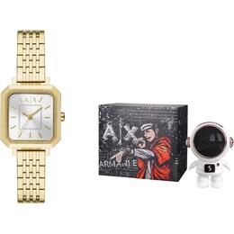 Armani Exchange Часы AE Quartz Movement Silver Dial Women's Watch ax5725