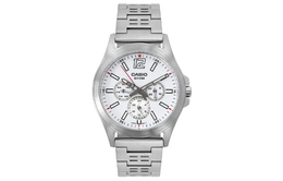 Casio Часы Men Standard Series White Watch, White Dial mtp-e350d-7bvdf | white dial