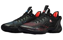 Баскетбольные кроссовки Three-point Rain1.0 мужские с низким верхом, черные/синие/темно-красные Anta 912341102-1 | black/blue/dark red