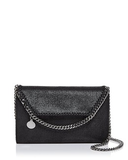 Маленькая сумка через плечо Falabella Stella McCartney 4735718 | black/silver
