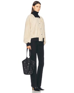 Маленькая большая сумка Lotus Khaite, черный ktah-wy165 | black