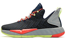 Баскетбольные кроссовки Crazy 3 мужские с низким верхом синего/оранжевого/серого/черного цвета Anta 11941607-7