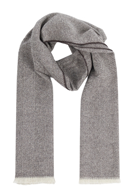 CORNELIANI: Коричневый шарф 