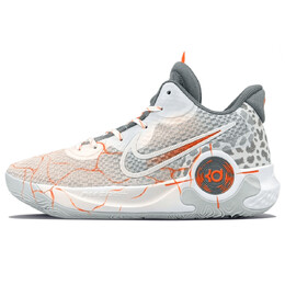 Баскетбольные кроссовки Trey 5 Basketball Shoes Unisex Mid-Top White, Gray, Orange Nike cw3402-011(team401-雪豹) | orange/grey