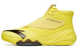 Баскетбольные кроссовки KT6 мужские высокие желтые/черные Anta 112041101-10