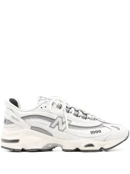 New Balance: Белые кроссовки 