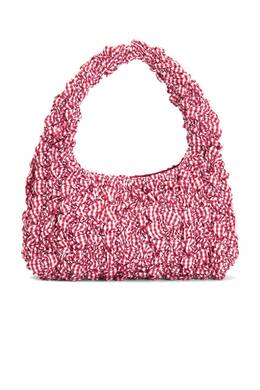 Сумка-хобо мини со сборками Loeffler Randall, red gingham loef-wy256 | red gingham