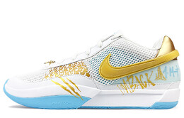 Баскетбольные кроссовки Nike Ja 1 унисекс, White fv1291-100(team40-莫兰特涂鸦蓝金sbox) | white