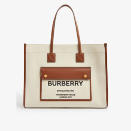 Сумка-тоут Freya с принтом Burberry, цвет natural/tan r03907213 | natural/tan