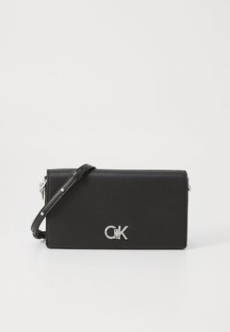 Сумка через плечо LOCK MINI CHAIN BAG - Across body bag Calvin Klein, черный 6ca51h1fl-q11 | black