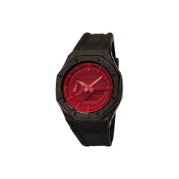Casio Часы Retrofit Series Watch Gift Box Quartz Movement Watch Men's Watch Red Watch Dial ga-2100-4a（watch3-改装-赤焰黯砂））