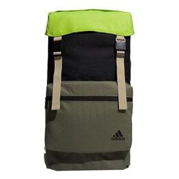 Рюкзак Adidas Flap Two-Layer Backpack 'Black Green', черный ge5784 | black
