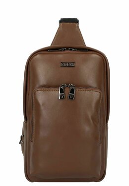 Рюкзак BOSTON UMHÄNGETASCHE 19 CM Guess, коричневый gu151h82v-o11 | dark oak