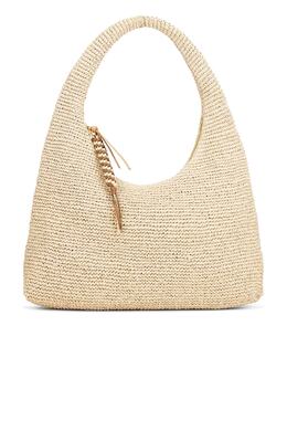Плетеная сумка-хобо Willow Loeffler Randall, natural loef-wy268 | natural