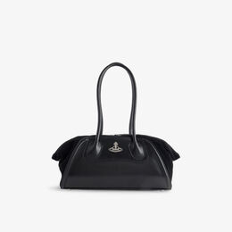 Сумка кожаная Vivienne Westwood с верхней ручкой, черный r04454618 | black