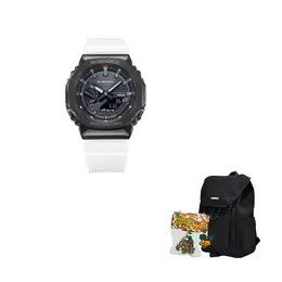 Casio Часы Unisex Liquid Crystal/Analog Dual Display Series Black Watch, Black Dial gbm-2100b-7a-配赠版 | black dial