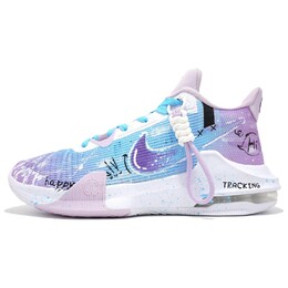 Баскетбольные кроссовки Air Max Impact 3 Basketball Shoes Unisex Low-Top Cyan/purple/black/white Nike dc3725-101（team545-涂鸦盛宴） | cyan purple