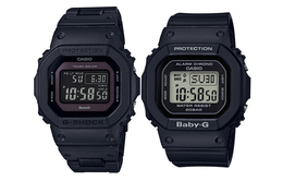 Casio Часы Unisex Pair Table Series Black Watch gw-b5600bc-1b&bgd-560-1pr