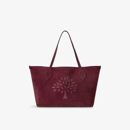Сумка-тоут замшевая Mulberry Small Tree, ягодный r04475186 | berry