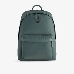Рюкзак Emporio Armani нейлоновый с логотипом, зеленый r04463590 | balsam green