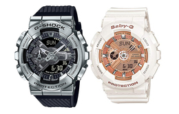 Casio Часы Unisex Pair Table Series Black Watch, Black Dial and Pink Dial (Pair) gm-110-1a+ba-110-7a1er | black dial and pink dial (pair)