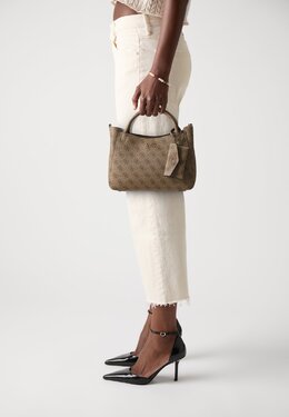 Сумка BRENTON GIRLFRIEND SATCHEL Guess, бежевый gu151h7yq-b11 | latte