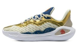 Баскетбольные кроссовки Curry 11 унисекс с низким верхом цвета лимонного льда/металлического золота/красного цвета Under Armour 3026617 | lemon ice/metallic gold/red