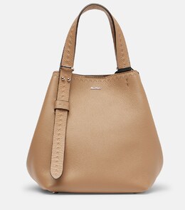 Archetipo Средняя кожаная сумка через плечо Max Mara, Clay p01039815 | clay
