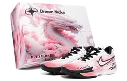 Баскетбольные кроссовки Air Zoom GT Cut Academy унисекс с низким верхом, белые/розовые/черные Nike fb2598-100(team240-心动一下-box） | white/pink