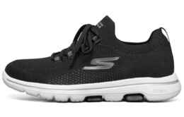 Кроссовки для бега Go Walk 5 женские с низким верхом, черные/белые Skechers 124010-bkw