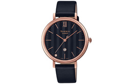 Casio Часы Women's SHEEN Black Watch, Black Dial she-4539cgl-1aupr | black dial