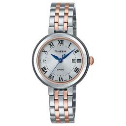 Casio Часы Women's Silver Watch, Silver Dial shs-4530spgj-7ajf | silver dial